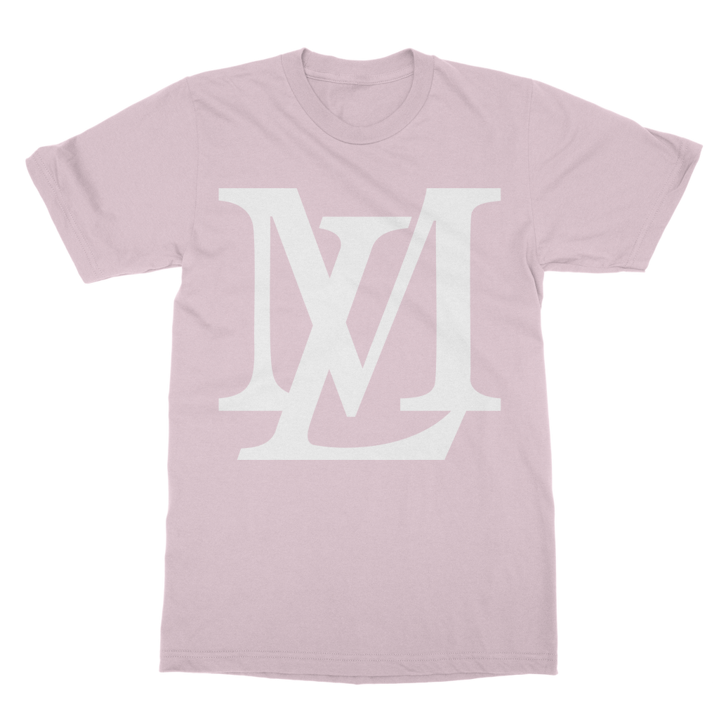 LM Monogram White Classic Adult T-Shirt – Lion Mane Studios