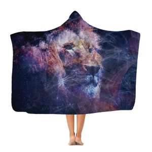 "Space Mane" Premium Adult Hooded Blanket