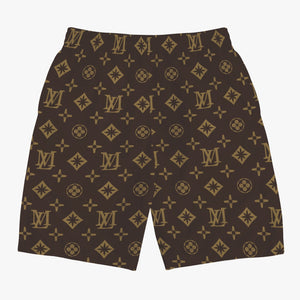 "LM Monogram AOP" Men’s Board Shorts