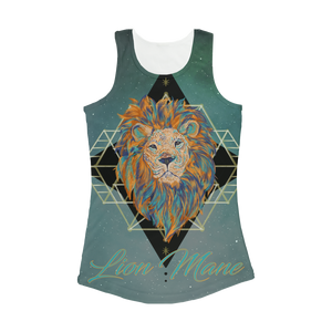 "Star Mane" Women Performance Tank Top (Art by Meg Faliln)