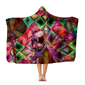 "Psychedelic Mane" Classic Adult Hooded Blanket