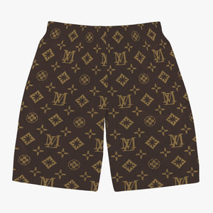 "LM Monogram AOP" Men’s Board Shorts