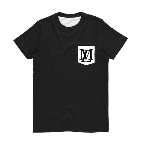 "LM Monogram" Classic Sublimation Pocket T-Shirt