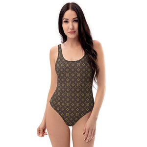 "LM Monogram AOP" One-Piece Swimsuit