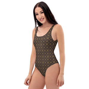 "LM Monogram AOP" One-Piece Swimsuit