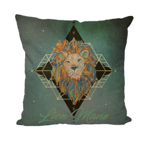 "Star Mane" Throw Pillow (Art by Meg Fallin)