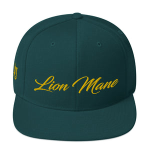 Lion Mane Spruce/Gold Snapback Hat