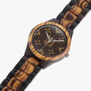 "LM Monogram AOP" Wooden Watch