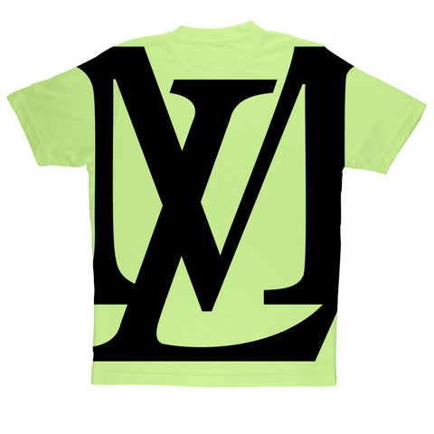 "LM Monogram" Performance Neon T-Shirt