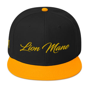 Lion Mane Black/Gold Snapback