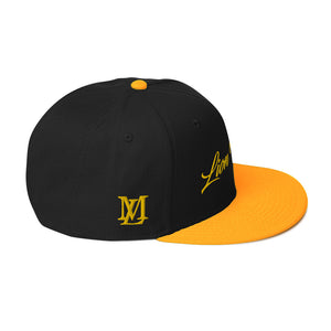 Lion Mane Black/Gold Snapback