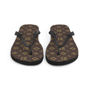 "LM Monogram AOP" Flip-Flops