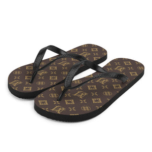 "LM Monogram AOP" Flip-Flops