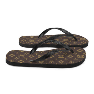 "LM Monogram AOP" Flip-Flops