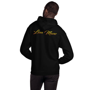 Black Unisex Lion Mane Hoodie #lionmanestudios