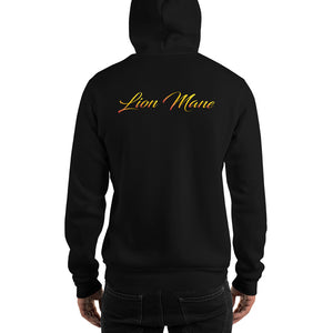 Black Unisex Lion Mane Hoodie #lionmanestudios