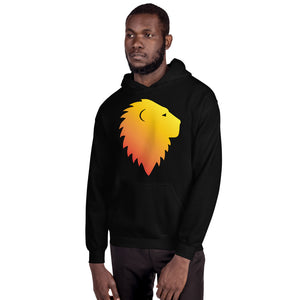 Black Unisex Lion Mane Hoodie #lionmanestudios