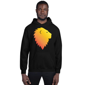 Black Unisex Lion Mane Hoodie #lionmanestudios