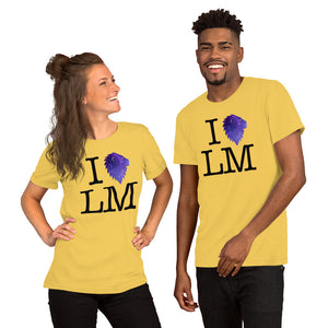 "I (heart) LM" Galactic Unisex Tee (Light)